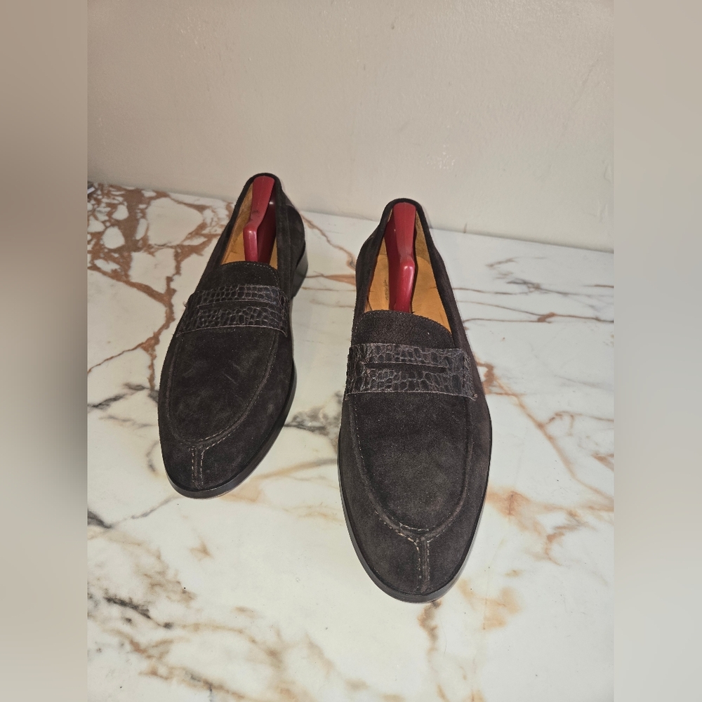 Reinhard Frans  Mens Suede Shoes, Size 11, Rtls. For $399.00 Asking $150.00